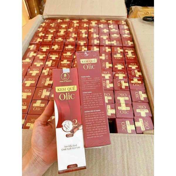 Kem Tan Mỡ quế Olic bao hàng chính hãng cty100% tặng kèm thước dây dây