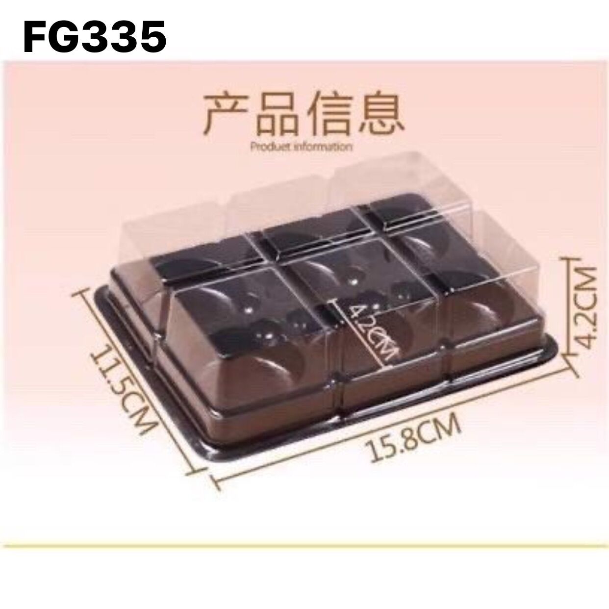 Set 10 hộp đựng 6 bánh trung thu fg335