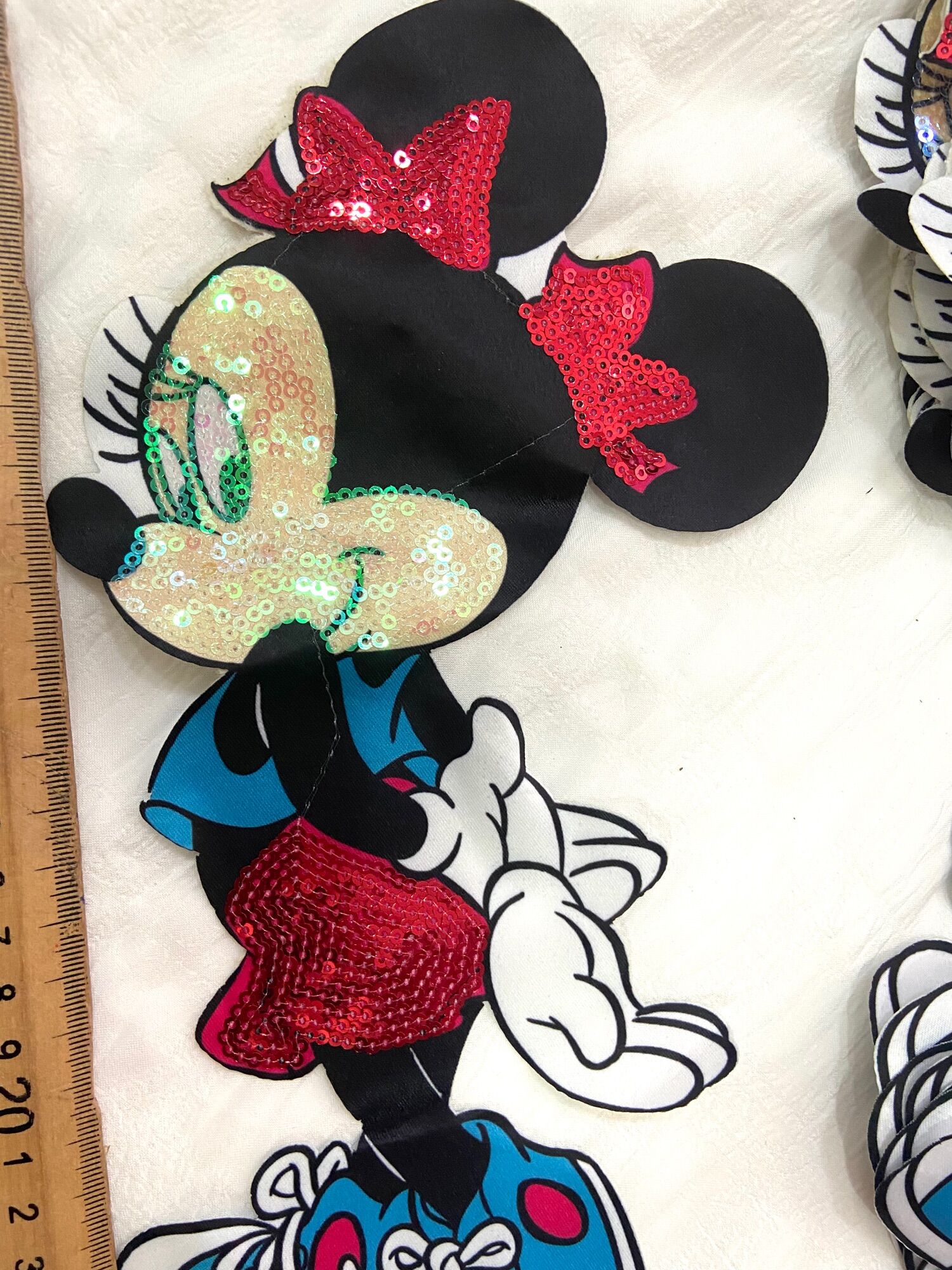 Miếng vá trang trí quần áo hình chuột micky