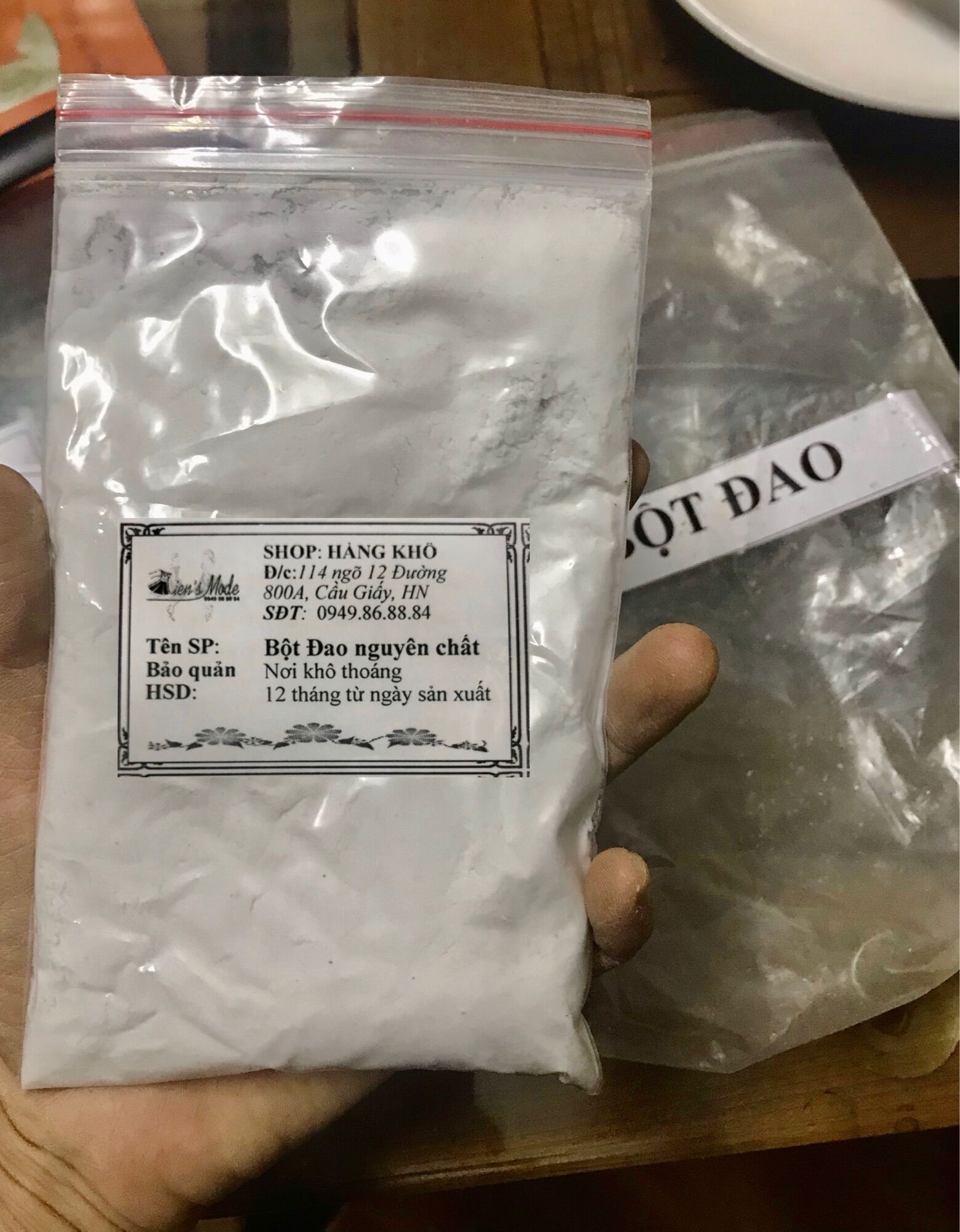 Bột đao nguyên chất 100gr