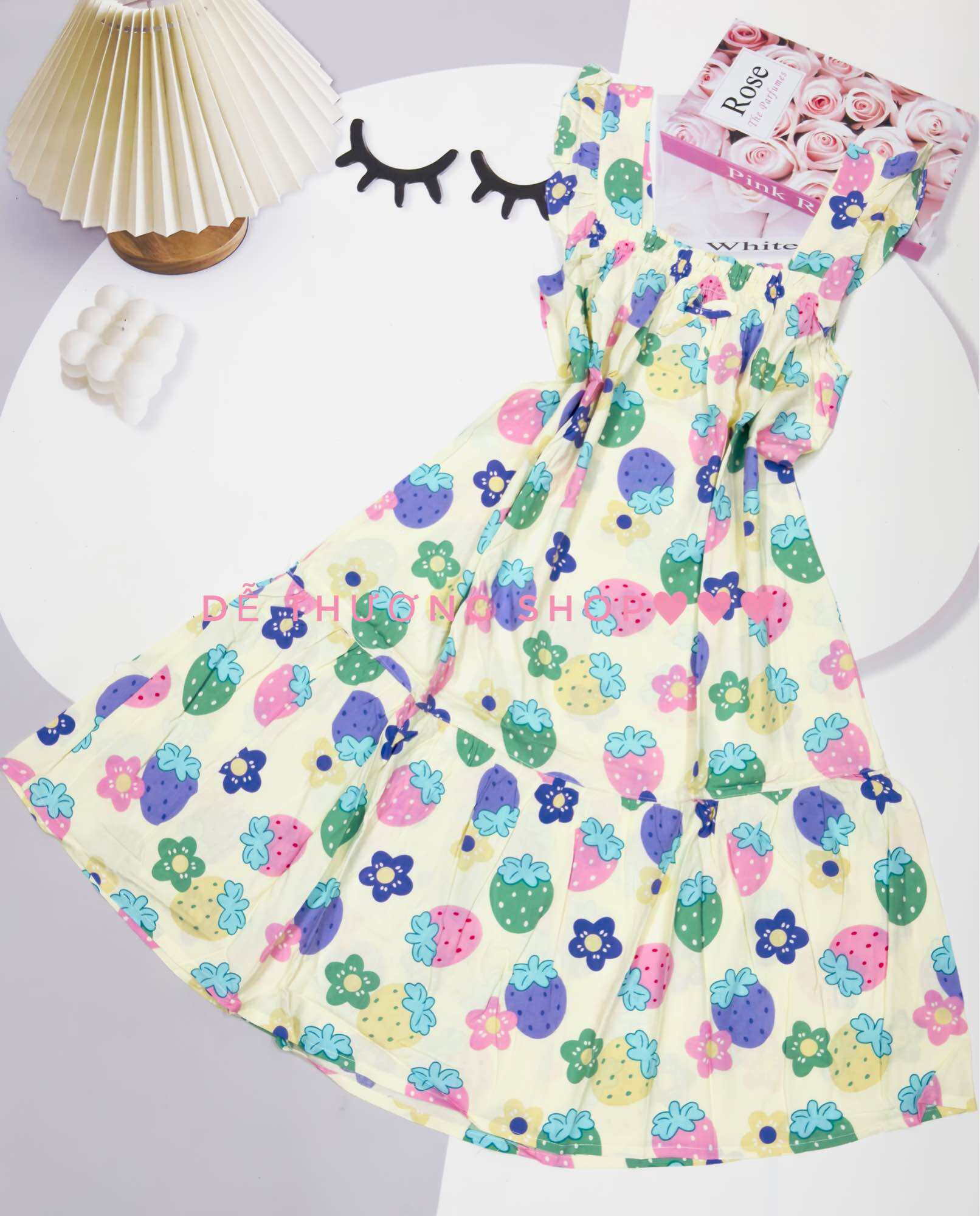 Đầm dây bản cánh tiên đuôi cá size xl