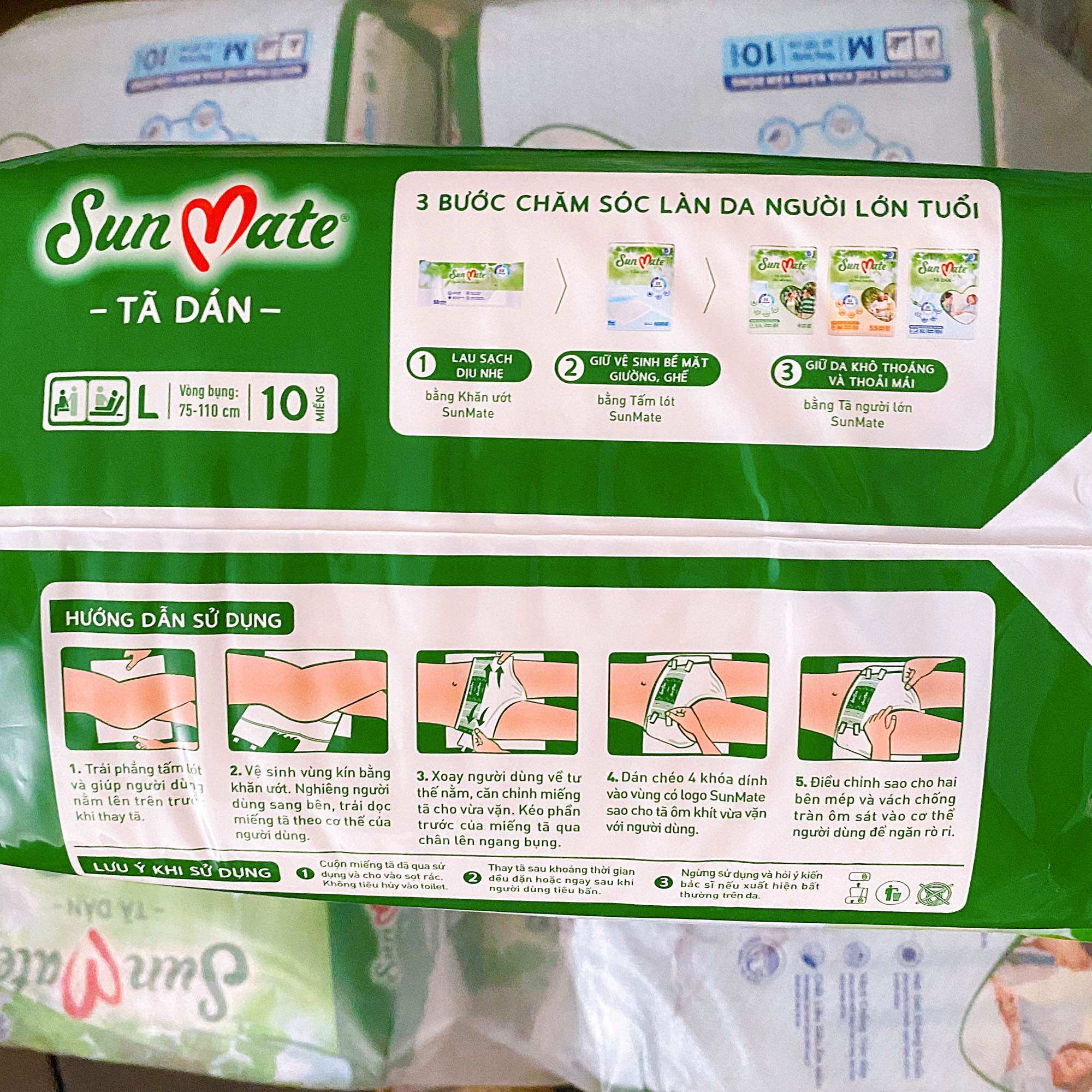 Tã dán người lớn Sunmate L10