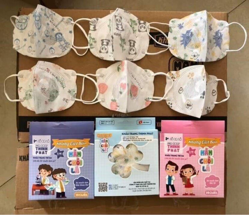 [RẺ VÔ ĐỊCH] Khẩu trang mầm chồi lá Thịnh Phát (hộp 10 chiếc)