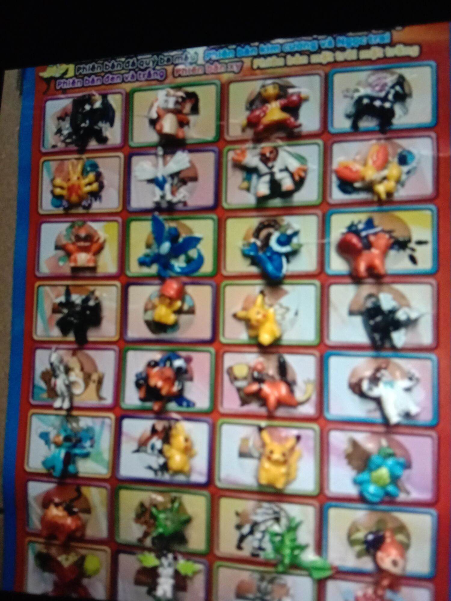 [HCM]Vĩ đồ chơi thú Pokemon nhựa nhỏ
