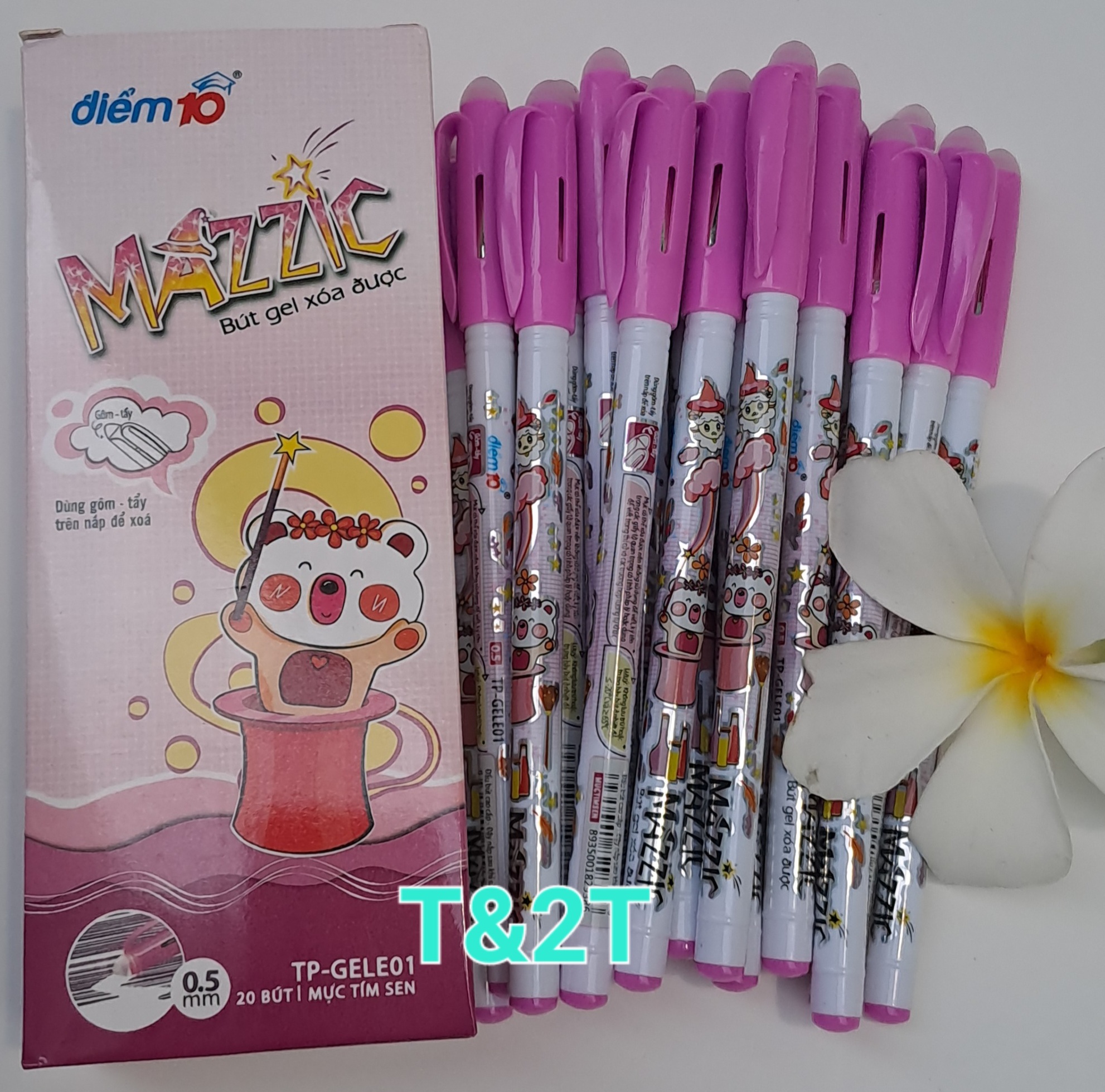 Bút Gel Mazzic xóa được (Hộp 20 cây)
