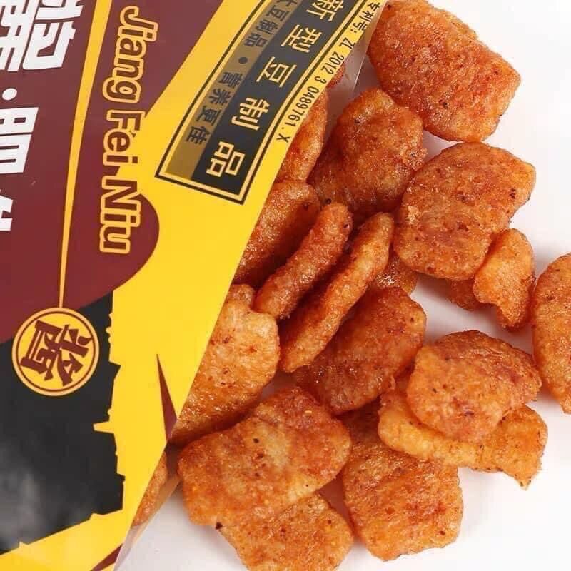 Thịt hổ cay 95k/ bịch 20 gói 40gr