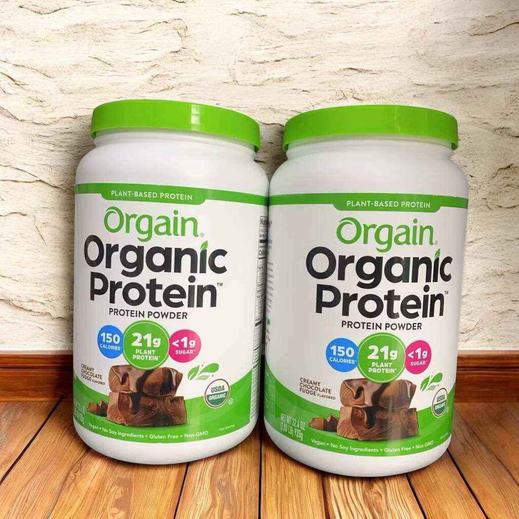Orgain Organic Protein Powder - Creamy Chocolate 920g- Bột protein hữu cơ Orgain vị socola