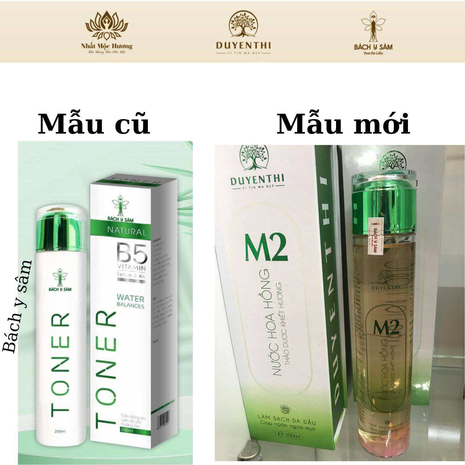 ()toner nước hoa hồng dưỡng ẩm cho da mụn bl34 bạch linh bách y sâm nhất mộc hương 200 ml