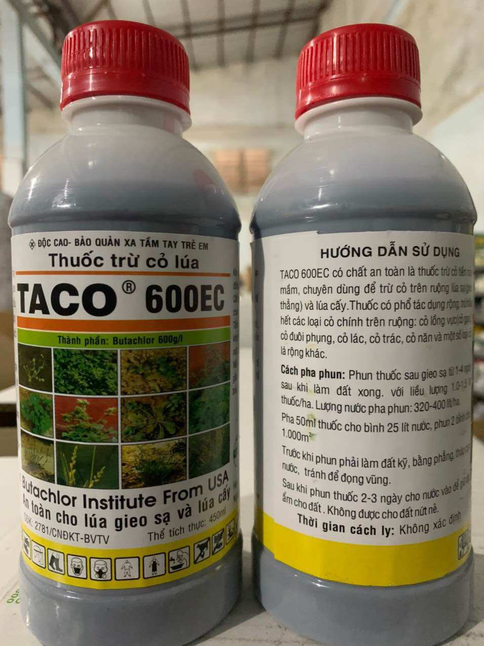 Taco 600ec trừ cỏ lúa