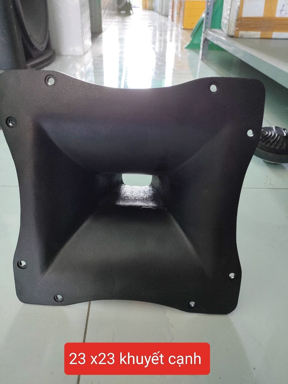 Họng kèn nhôm đúc nguyên khối 23x23