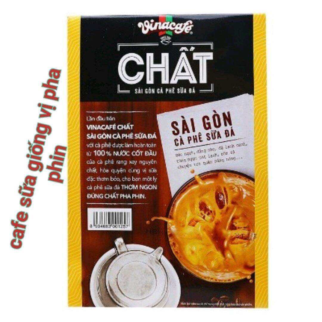 Cà Phê Chất Vinacafe Vị Thơm Ngon Đậm Đà (10 gói x 29g) DATE MỚI