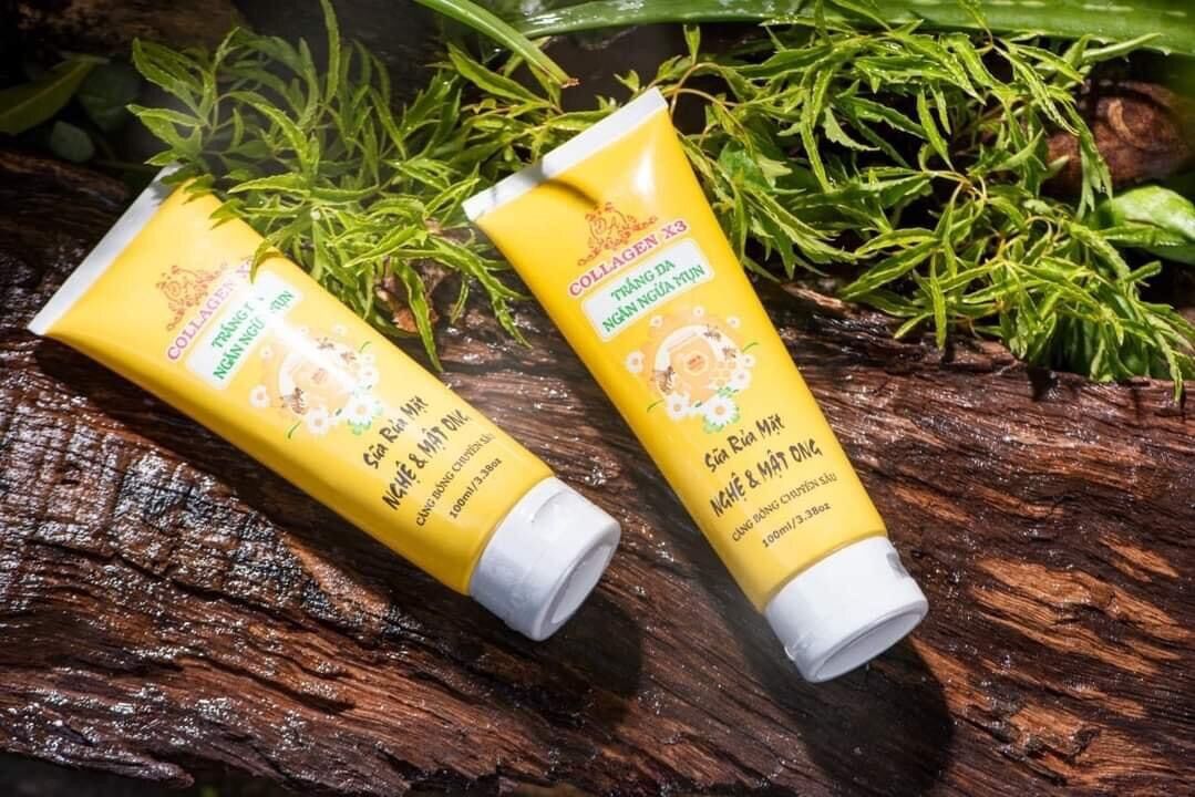 [HCM]SỮA RỬA MẶT NGHỆ MẬT ÔNG COLLAGEN X3