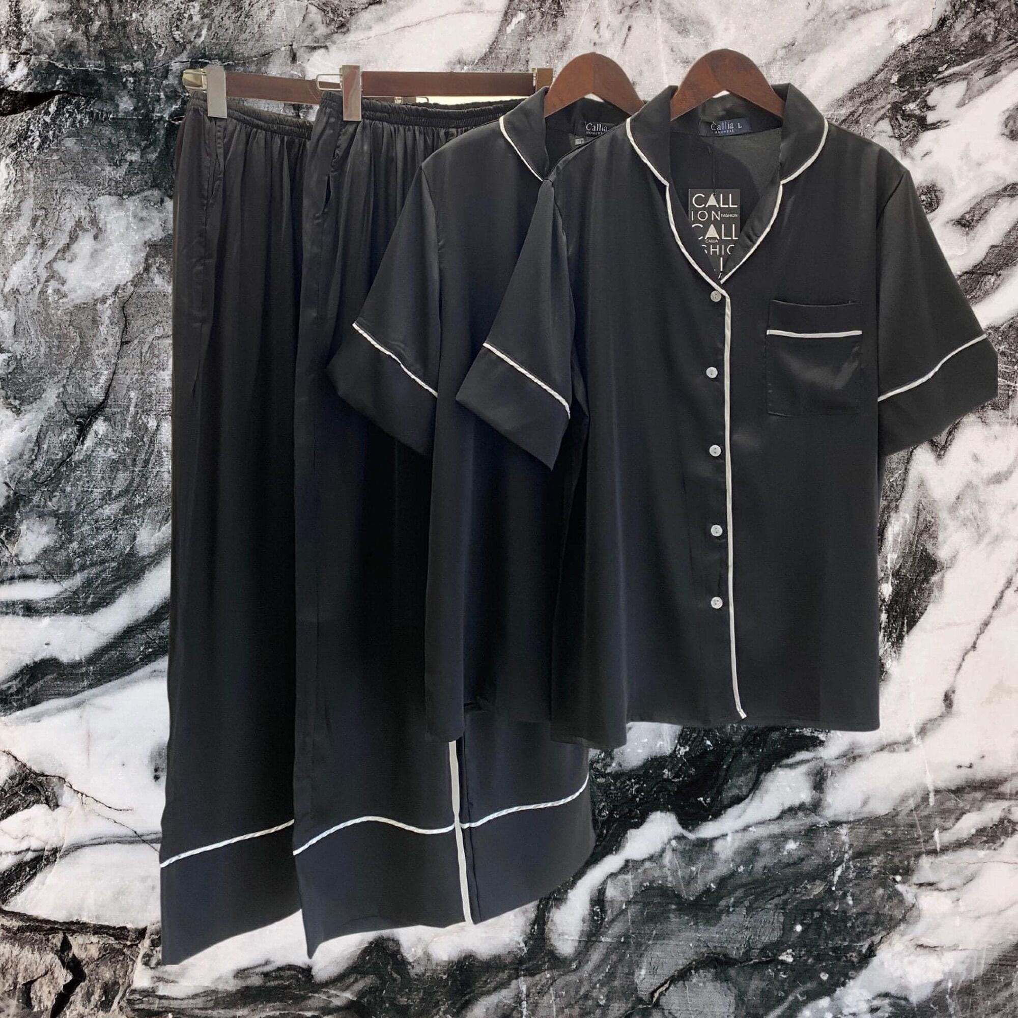 PIJAMA CALLIA LỤA GẤM CAO CẤP
