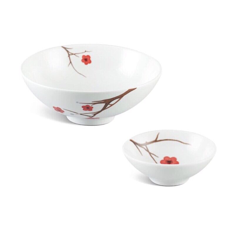 CHÉN CHẤM 9 CM SỨ MINH LONG - DAISY HỒNG MAI