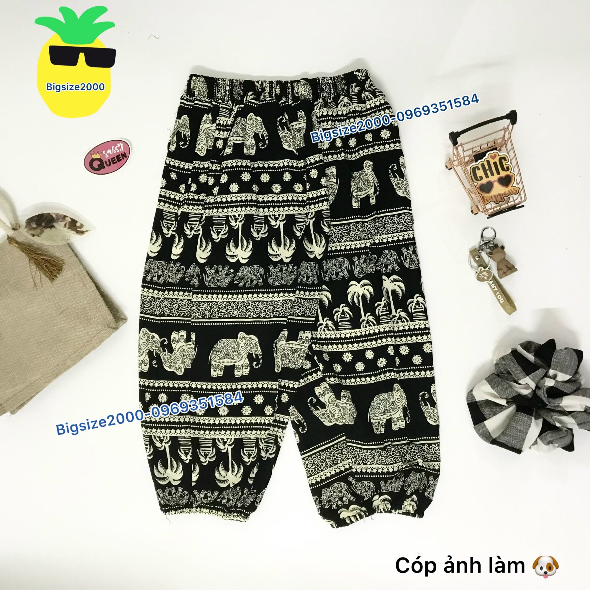 Quần ngố lanh bo gấu có túi