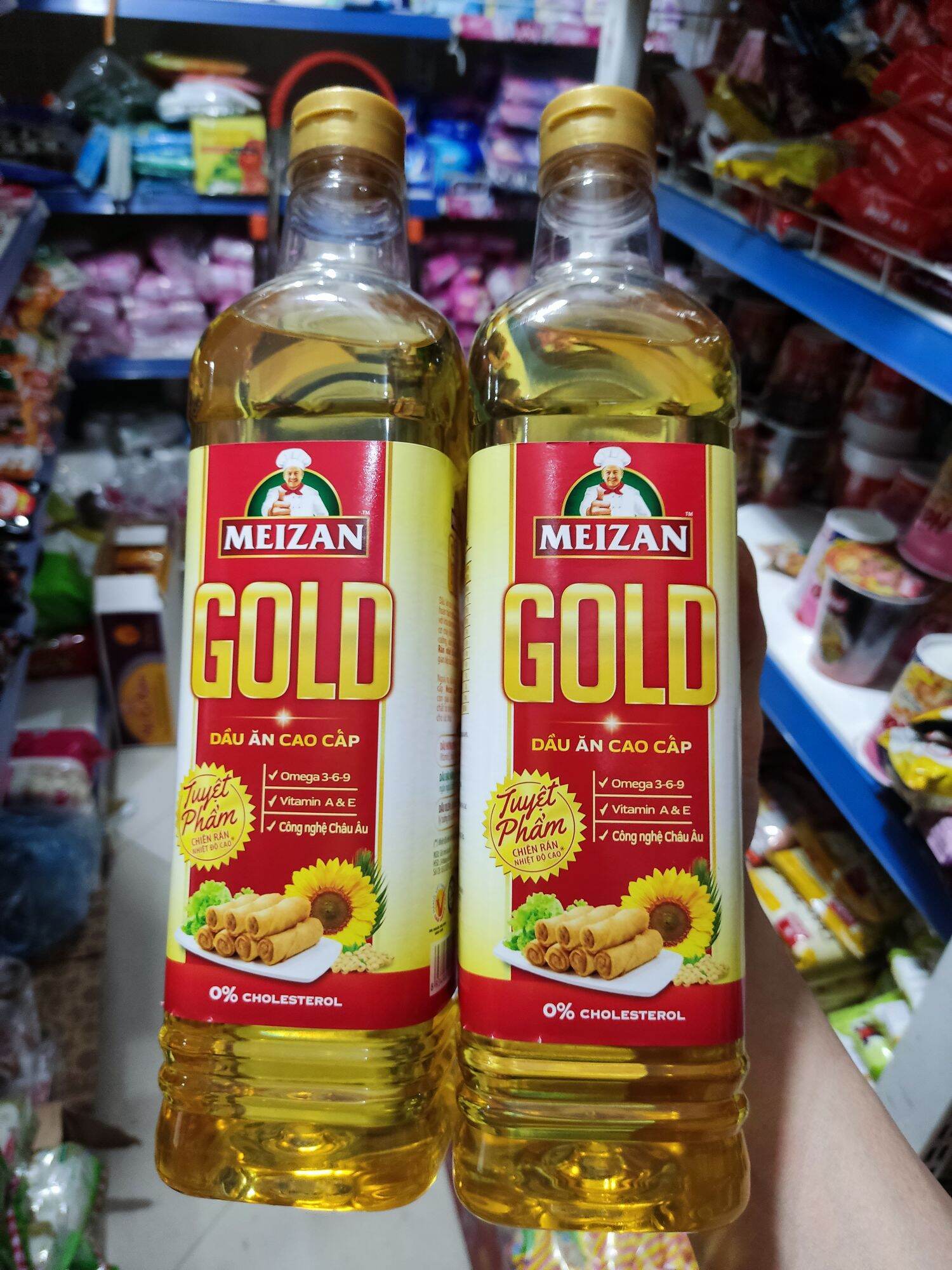Dầu ăn Meizan chai 1 lít