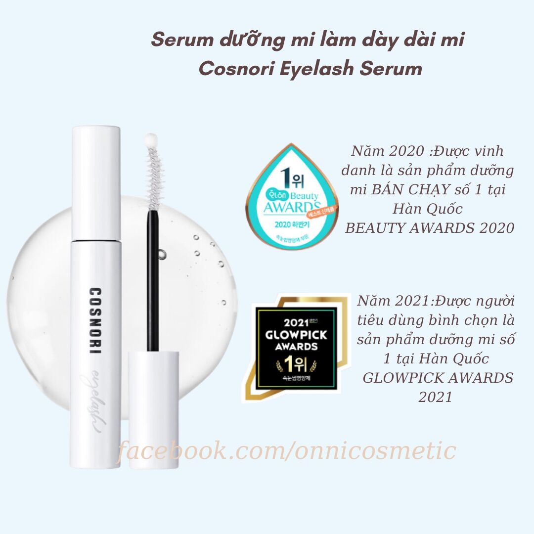 [HCM]Serum dưỡng dài mi Cosnori Long Active Eyelash 9g