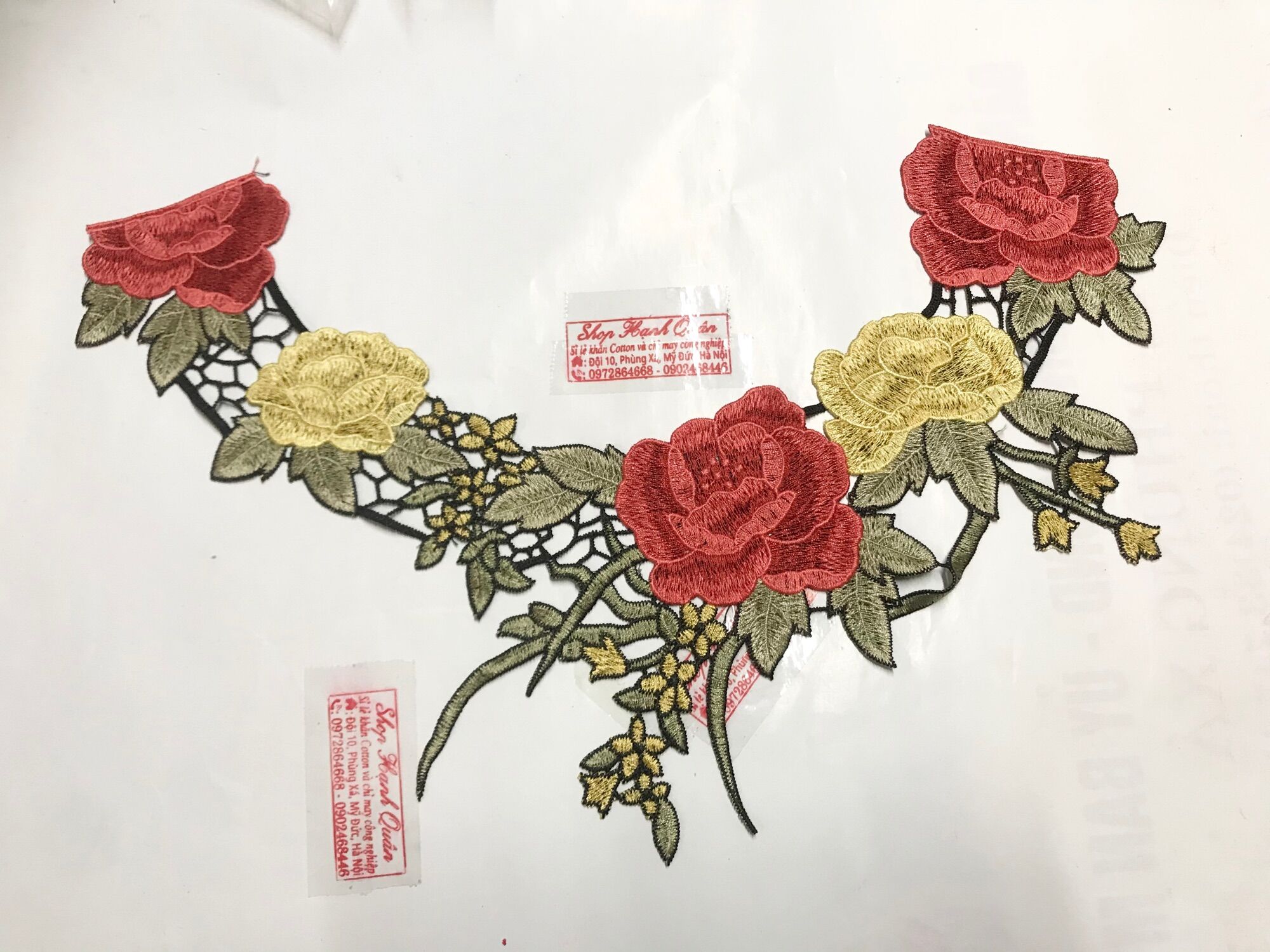 Cổ thêu hoa mã co108