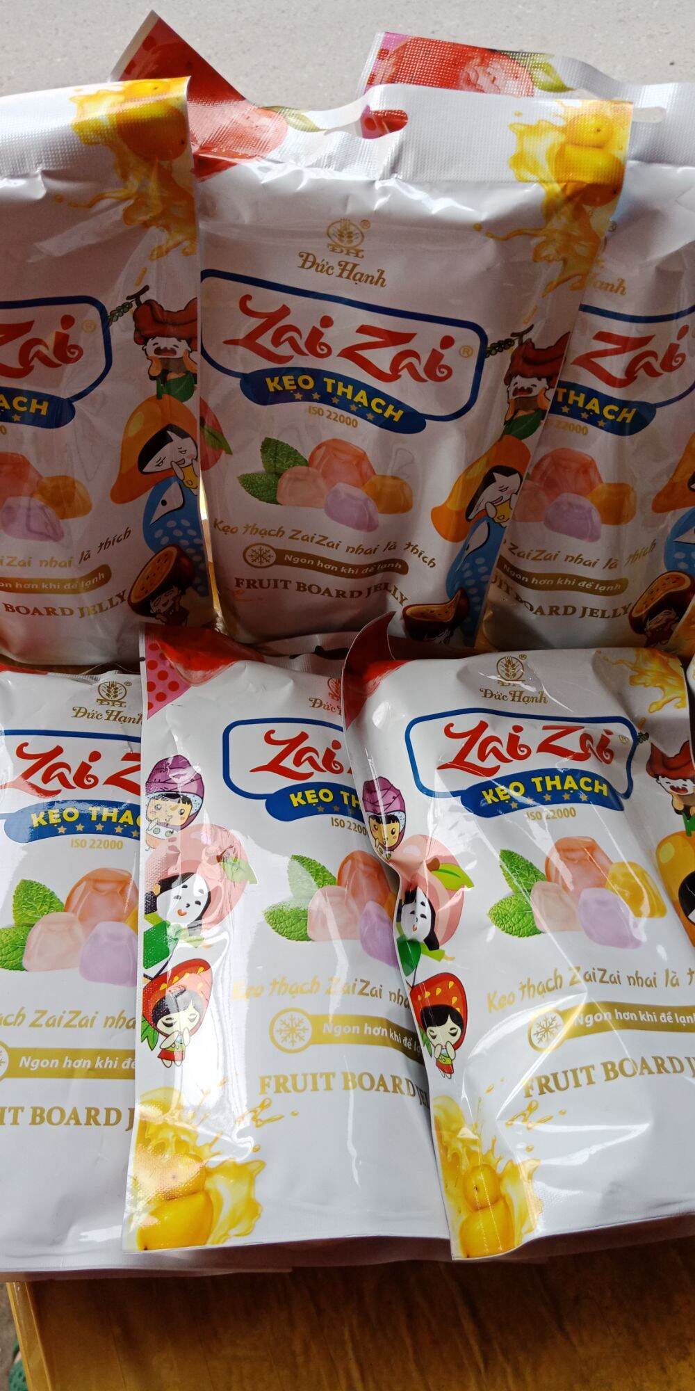 Thạch rau câu Zai Zai  Đức Hạnh loại túi 250gr