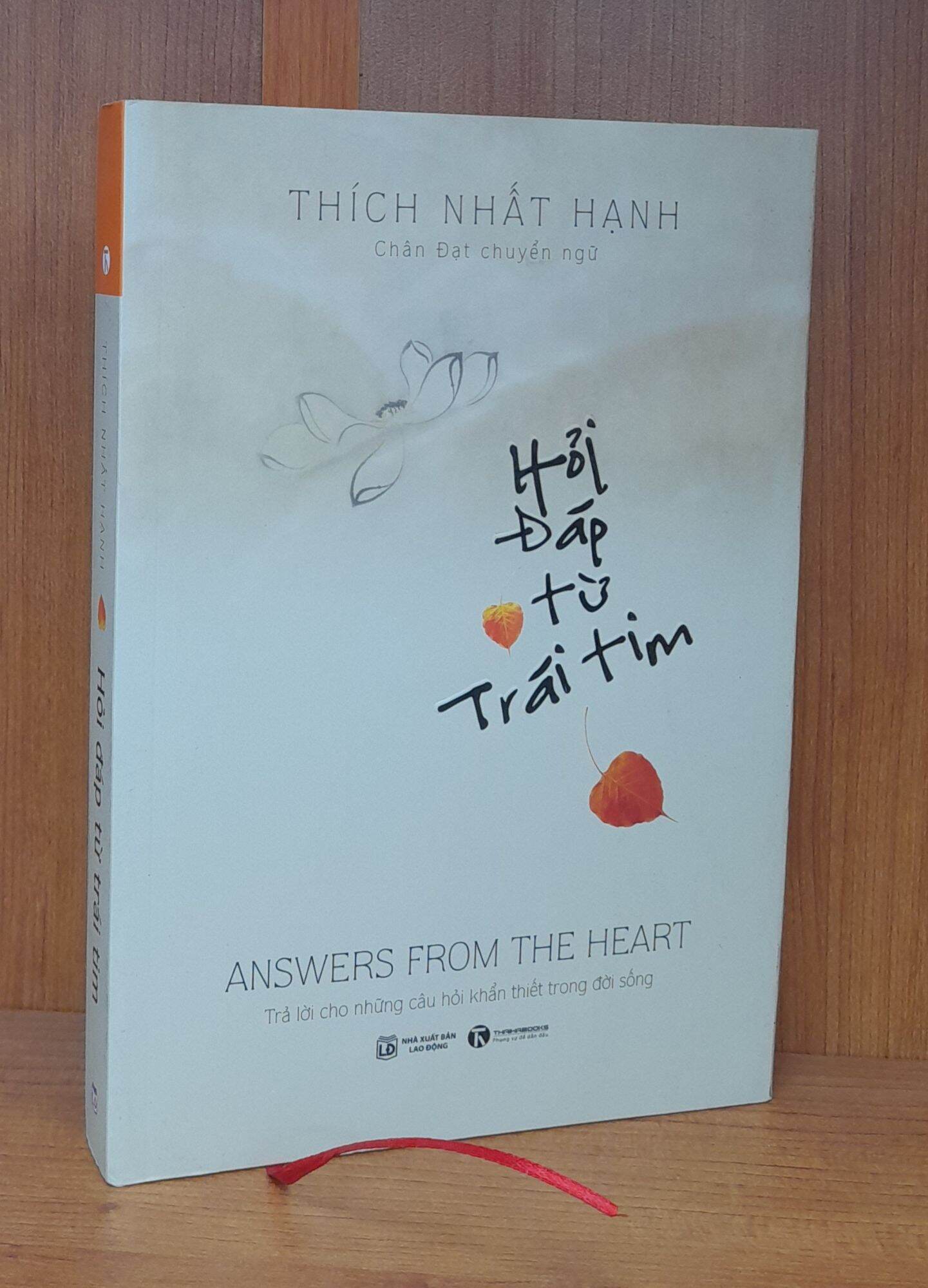 Sách thích nhất hạnh - hỏi đáp từ trái tim - bìa cứng