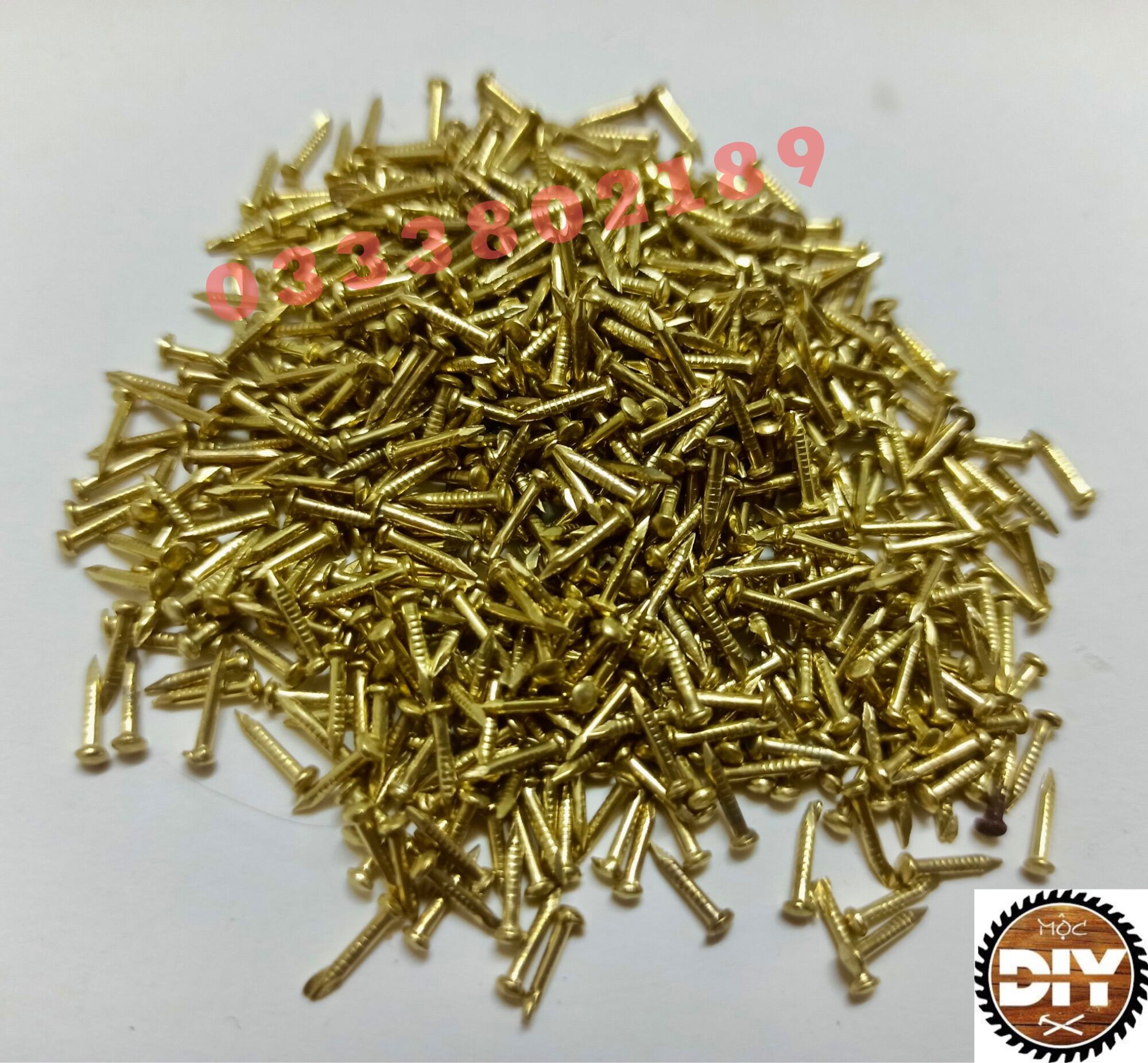 50gram đinh vàng/ đinh chỉ vàng/ đinh chỉ đen cổ điển/ đinh đóng góc 1.2x8mm