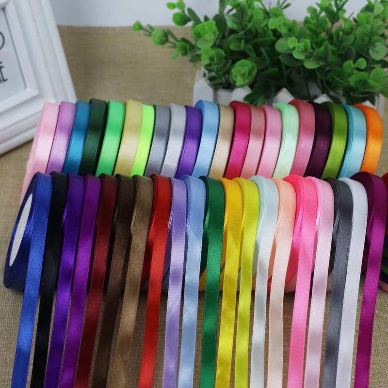 1 Cuộn Ruy Băng Lụa Bản 2cm/4cm Dài 22 Mét [Đủ Màu]
