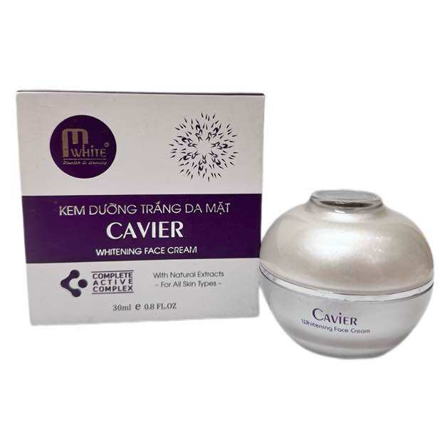 Kem face thạch Cavier mwhite