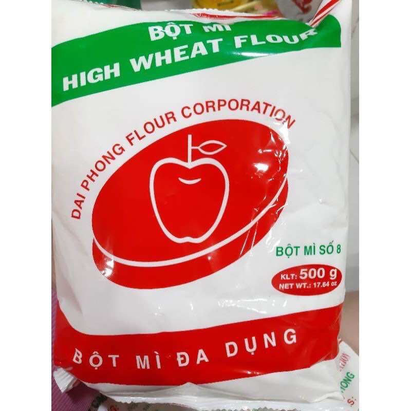 Bột mì số 8 hiệu trái táo đỏ 500g