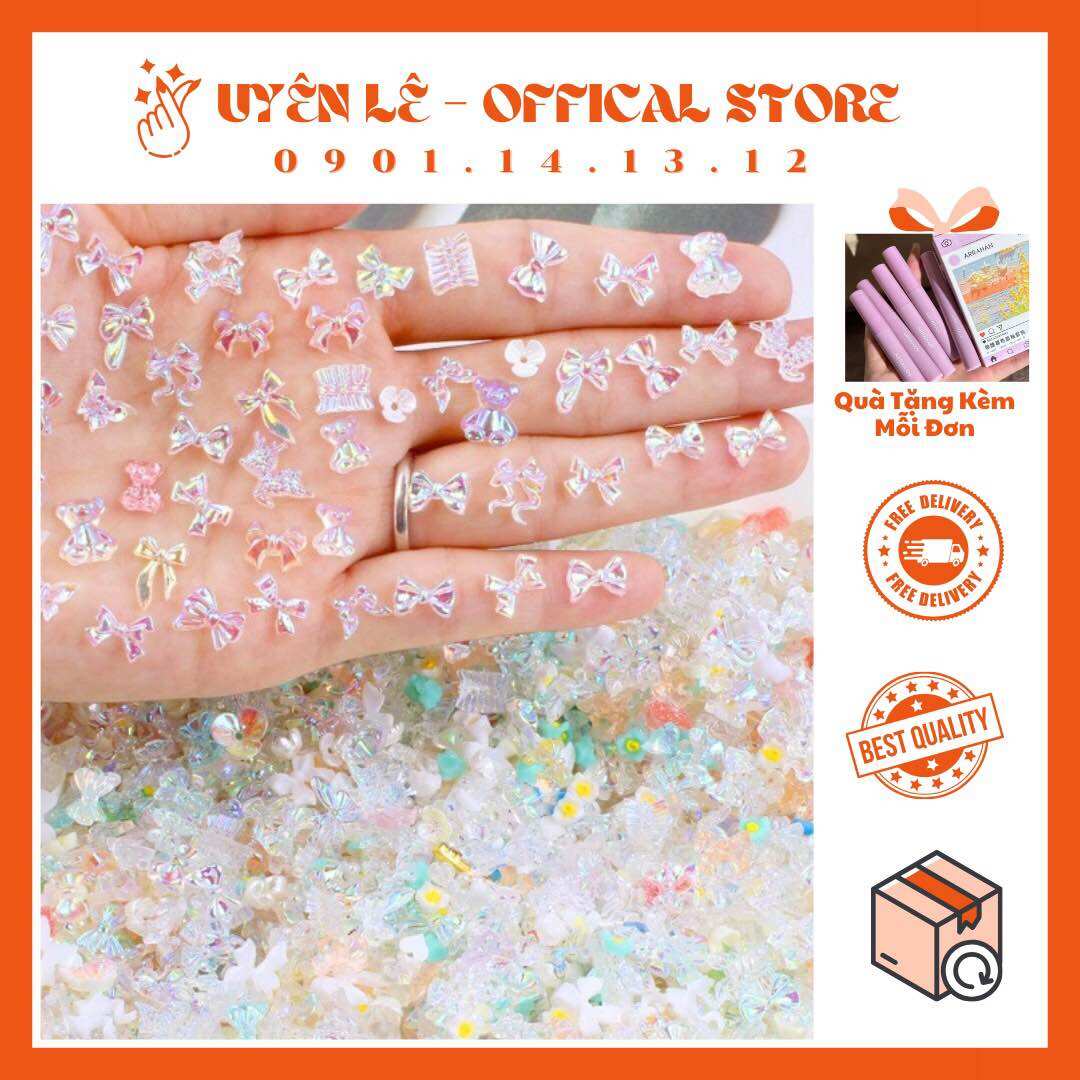 CHARM NƠ GẮN NAIL ( SET 10 CÁI )