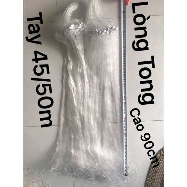 Lưới lòng tong dài 40m, bẫy cá suối,cá nhỏ...mắt lưới 1,5p, 1 màn cao 80cm và 50cm