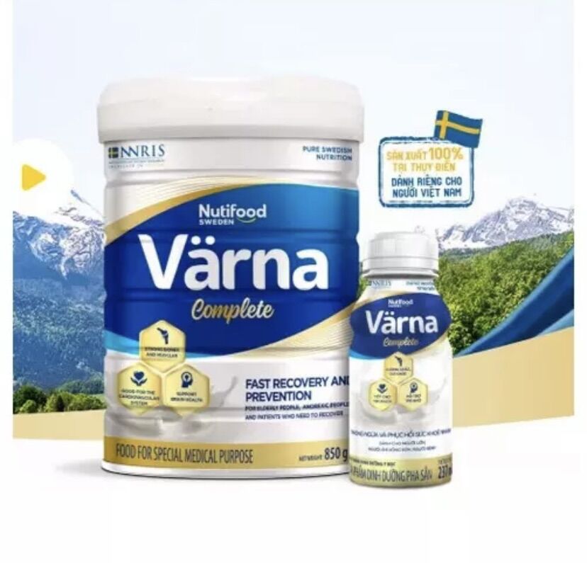 Sữa bột nutifood varna complete 850gram