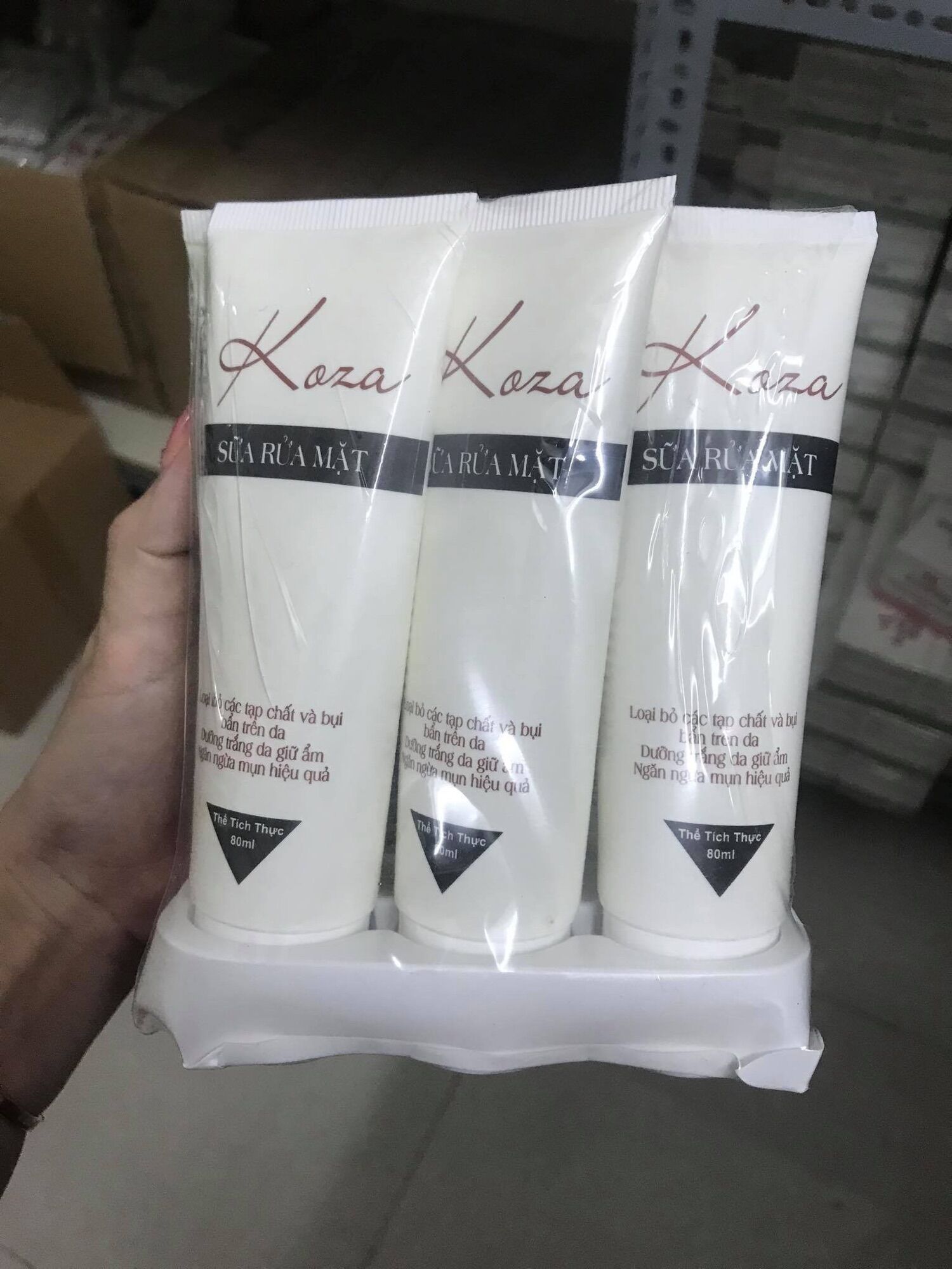COMBO 2 TUÝT Tẩy tế bào chết KOZA(tặng bông tai)