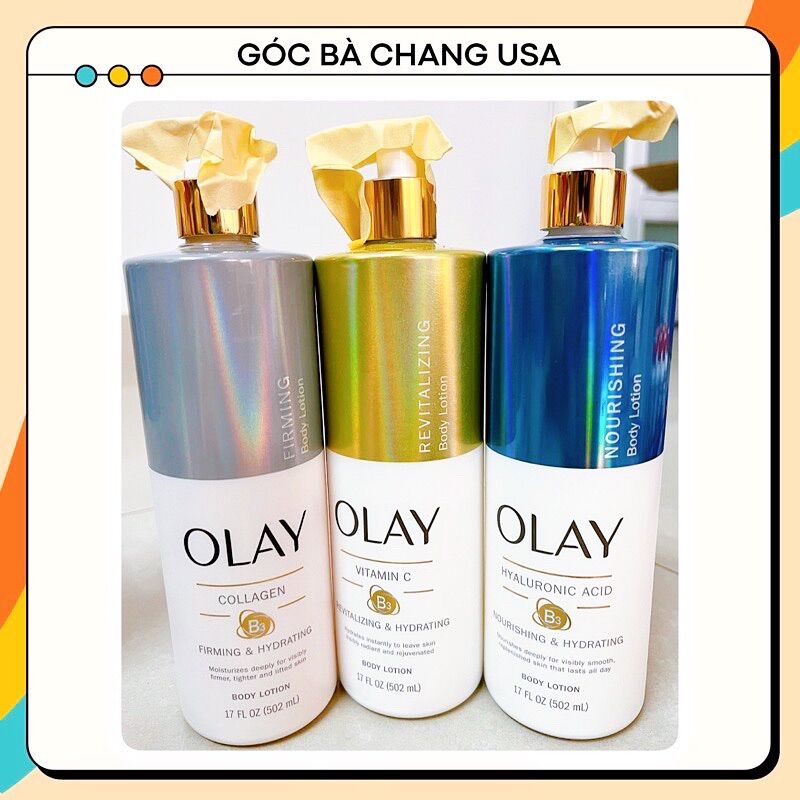 Dưỡng thể toàn thân olay mỹ 502ml 🙋♀️👧🏻