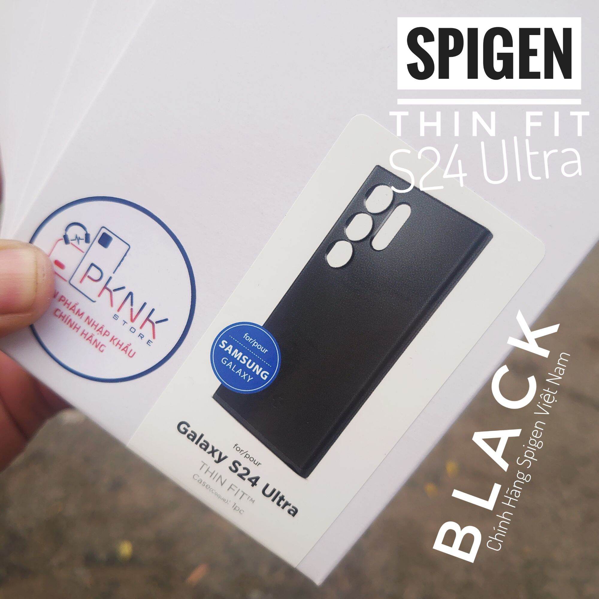 Ốp Lưng Spigen Galaxy S24 Ultra Case Thin Fit - Black