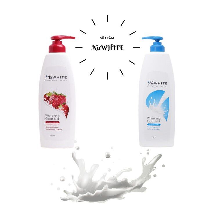 Sữa tắm trắng Nuwhite siêu thơm 1,2l