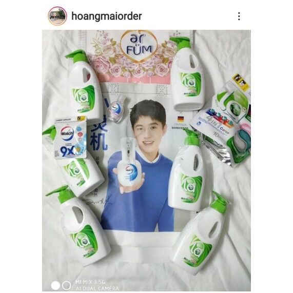 Nước giặt đồ lót kem tay