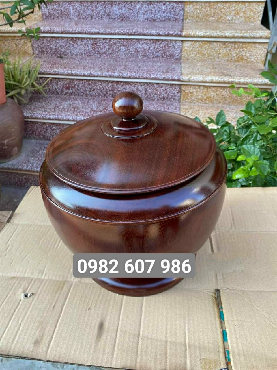 Ủ trà gỗ gõ