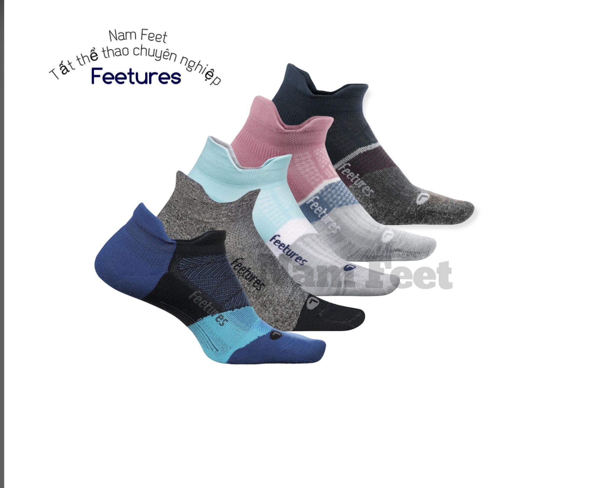 Set 5 đôi, tất thể thao xk Mỹ, siêu bền, form ôm vĩnh viễn, khử mùi tuyệt đối