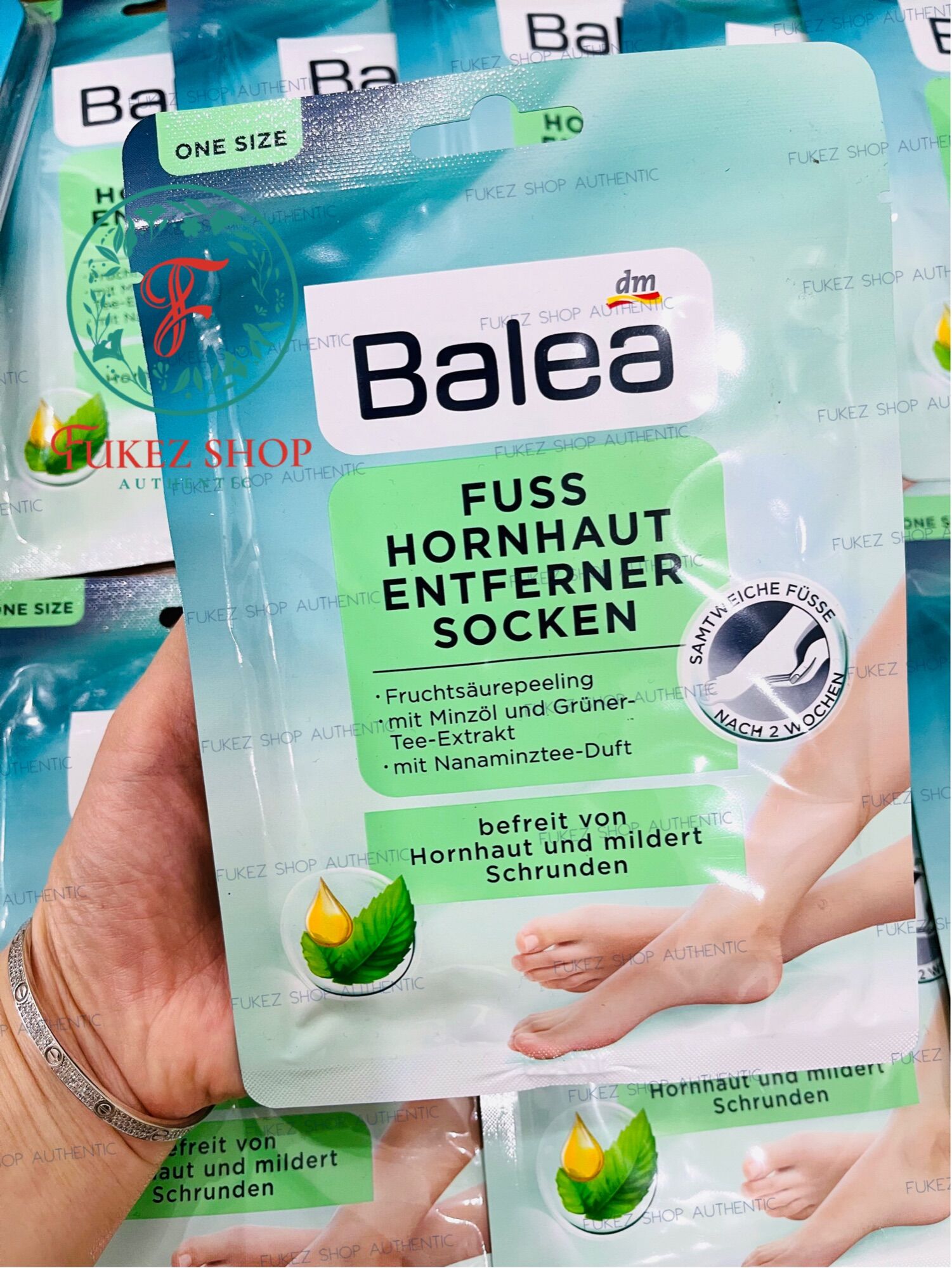 Mặt nạ ủ dưỡng da chân mịn màng Balea Đức