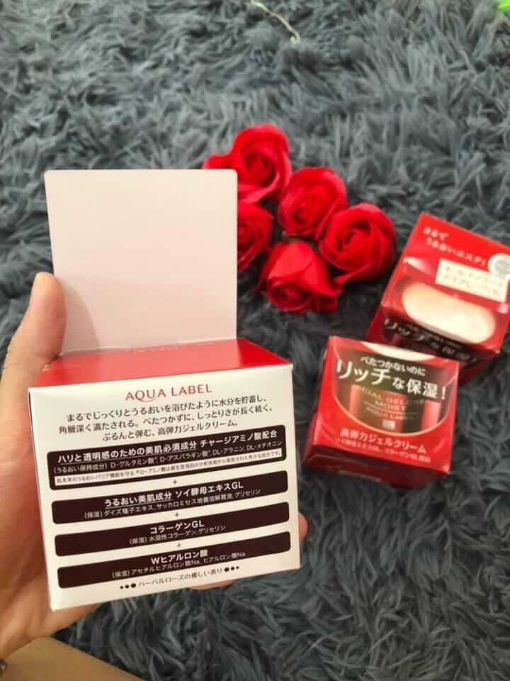 Kem dưỡng trắng Shiseido Aqualabel đỏ 90g