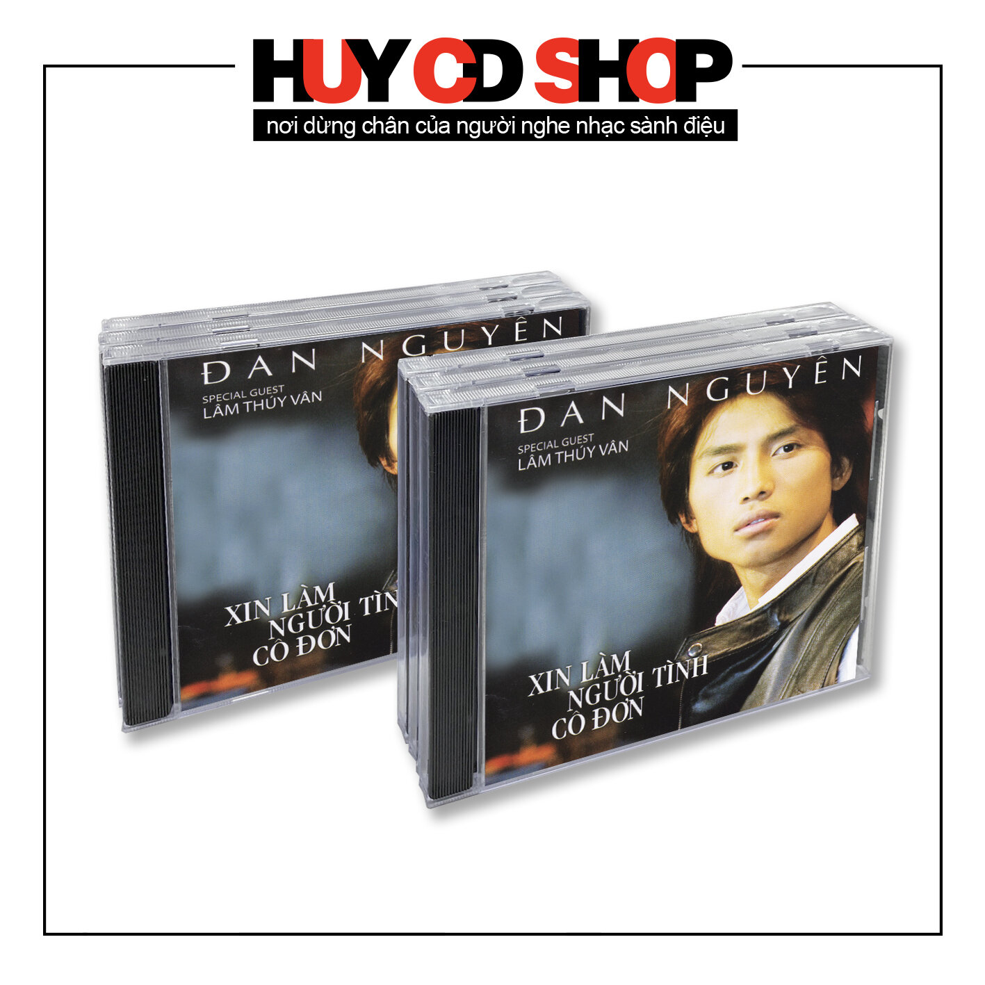 Đĩa CD Đan Nguyên Asia - Trúc Hồ hoà âm - Xin làm người tình cô đơn - Nhạc vàng trữ tình Bolero - Đĩa lòng Trắng