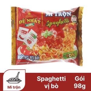 Mì trộn spaghetti đệ nhất hương vị bò 98g thùng 15 /30 gói -14206