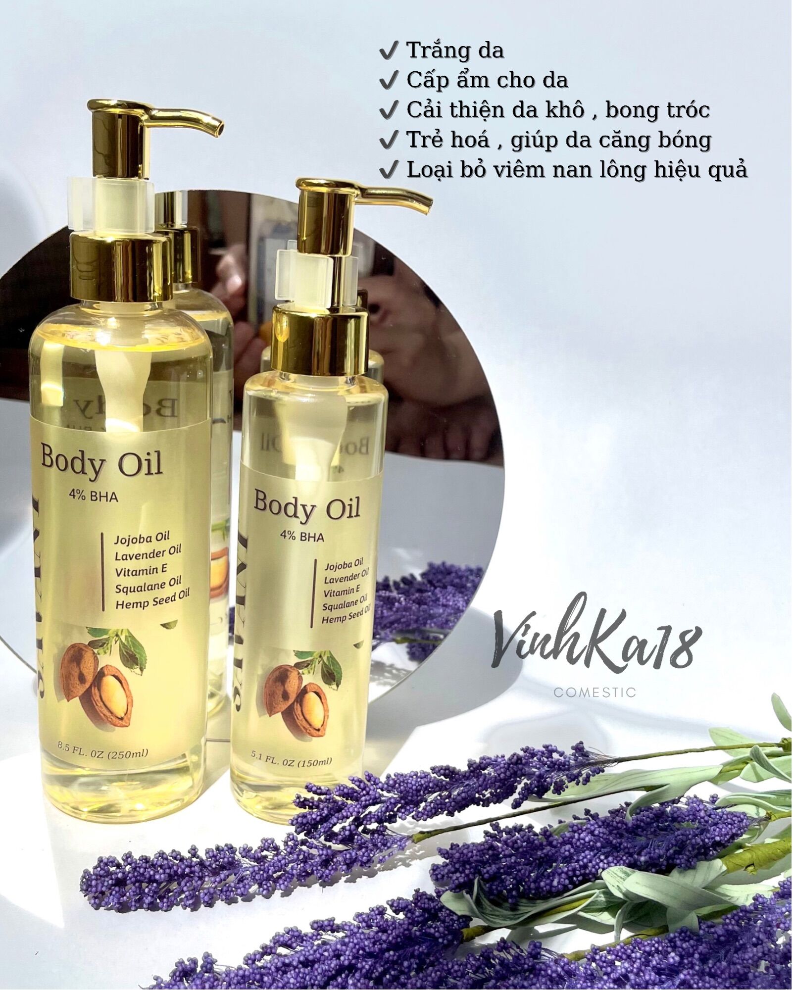 [BODY OIL] Dầu Dưỡng Trắng Da 4% BHA SAVANT