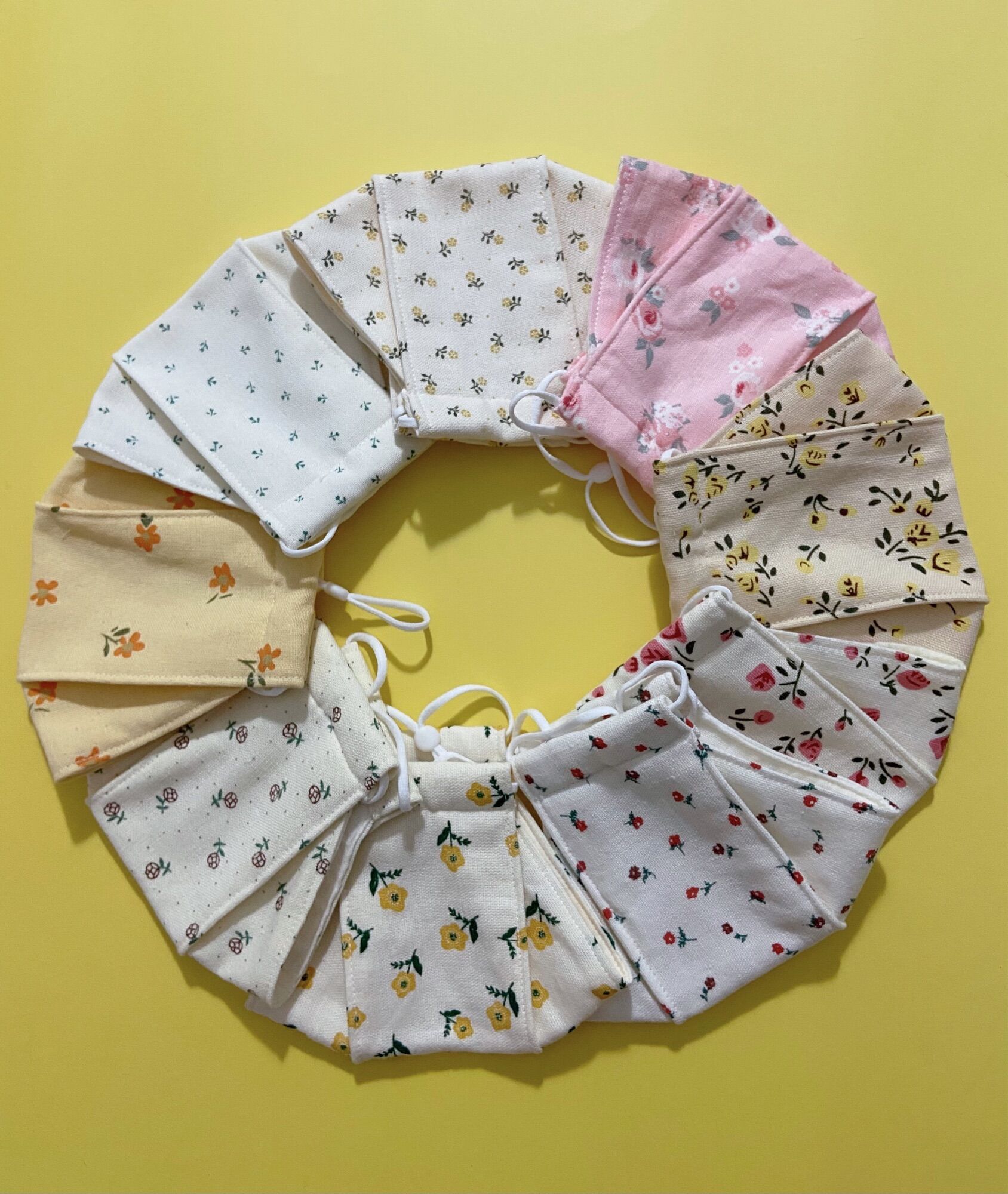 Khẩu trang vải 3D linen cho người lớn