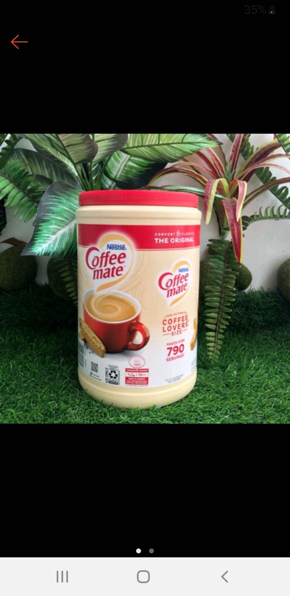 Bột kem pha cafe Nestle Coffee-Mate của Mỹ ( 1kg5 )