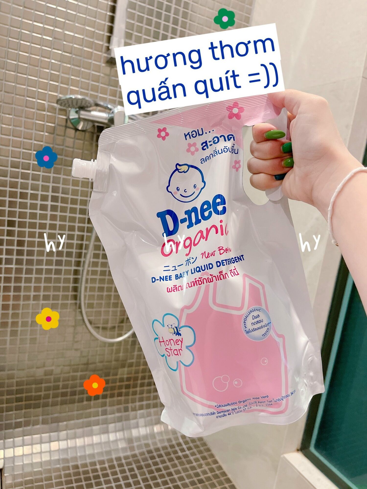 Túi nước giặt dnee 1400ml thái lan