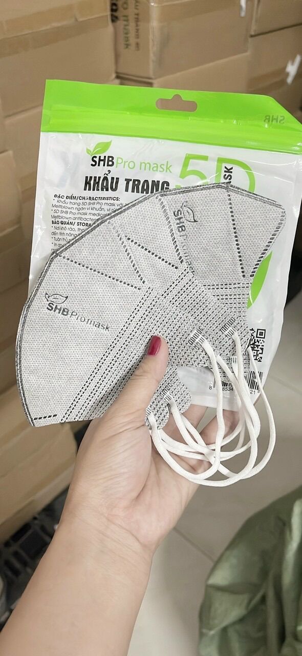 Khẩu trang 5D thùng 100 cái