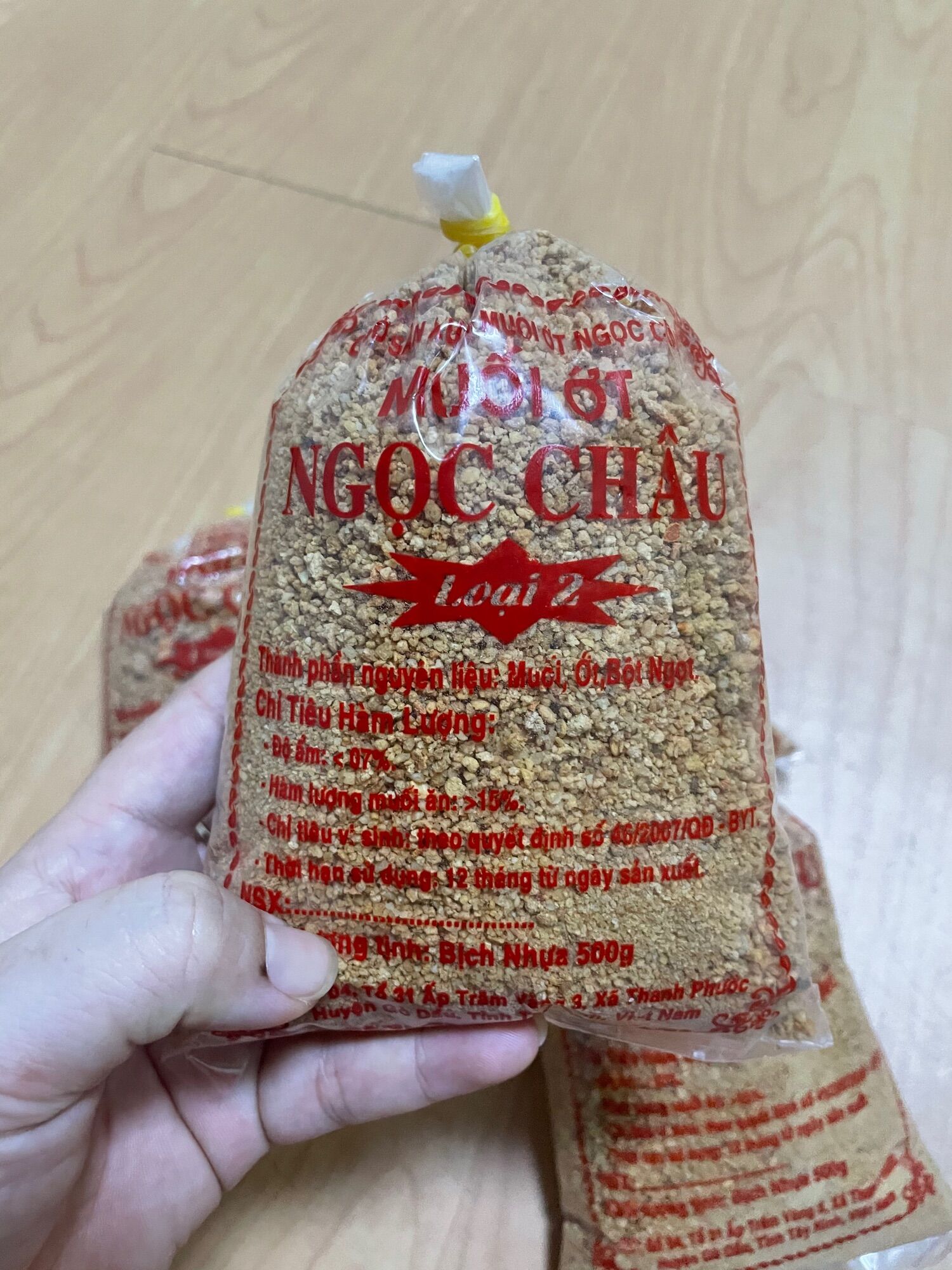 Bịch 0,5kg Muối Tây Ninh