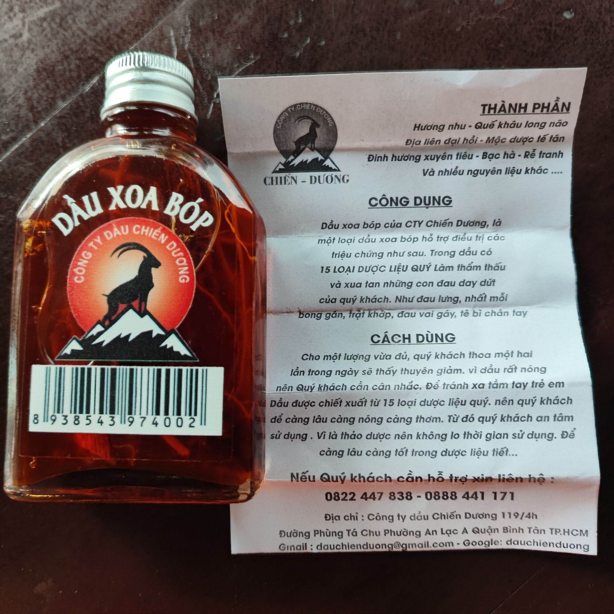 Dầu xoa bóp 100ml