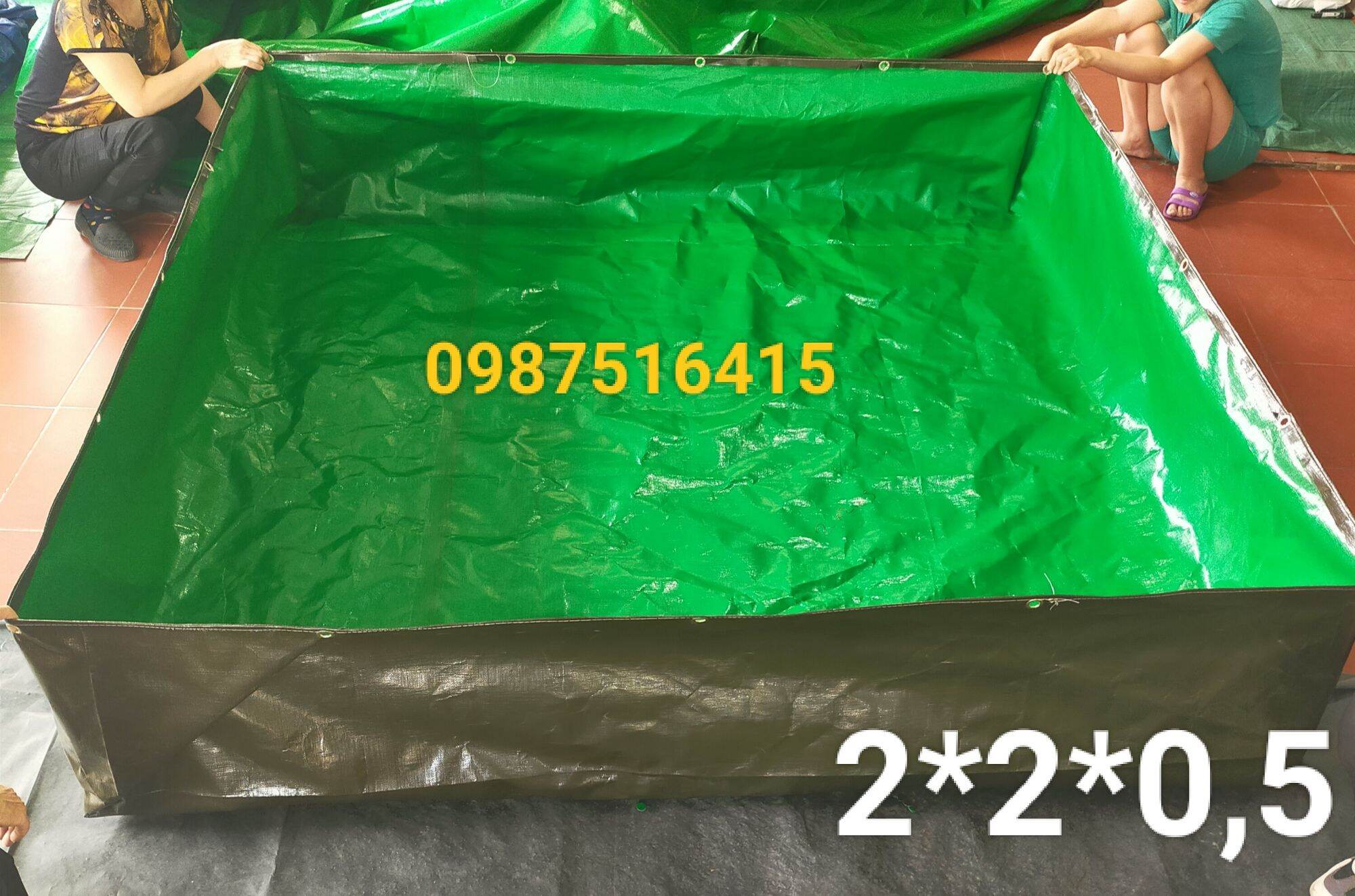 Bể bạt nuôi ốc lươn ếch cá